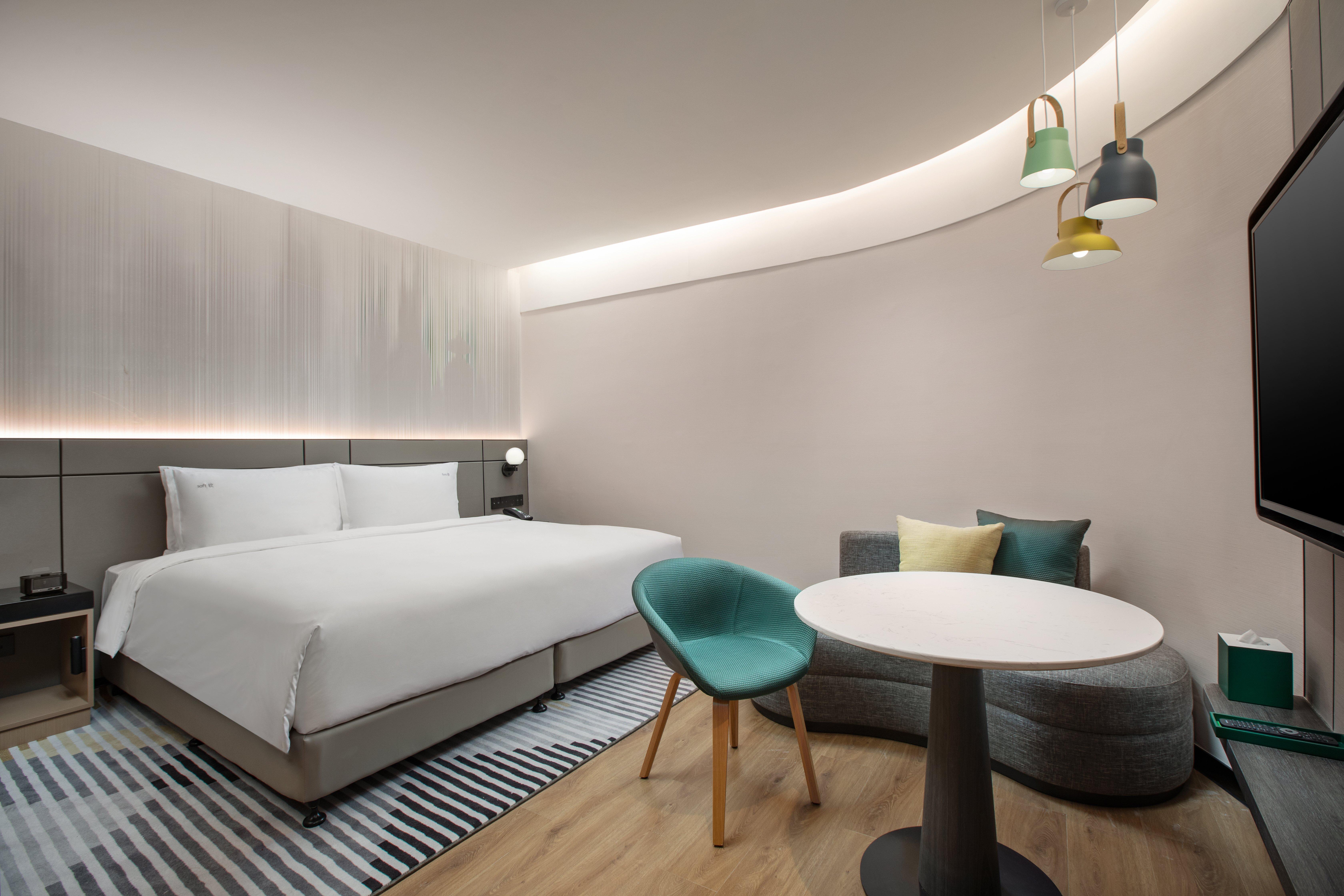 Holiday Inn Shanghai Nanjing Road By Ihg Exterior foto Deluxe Room