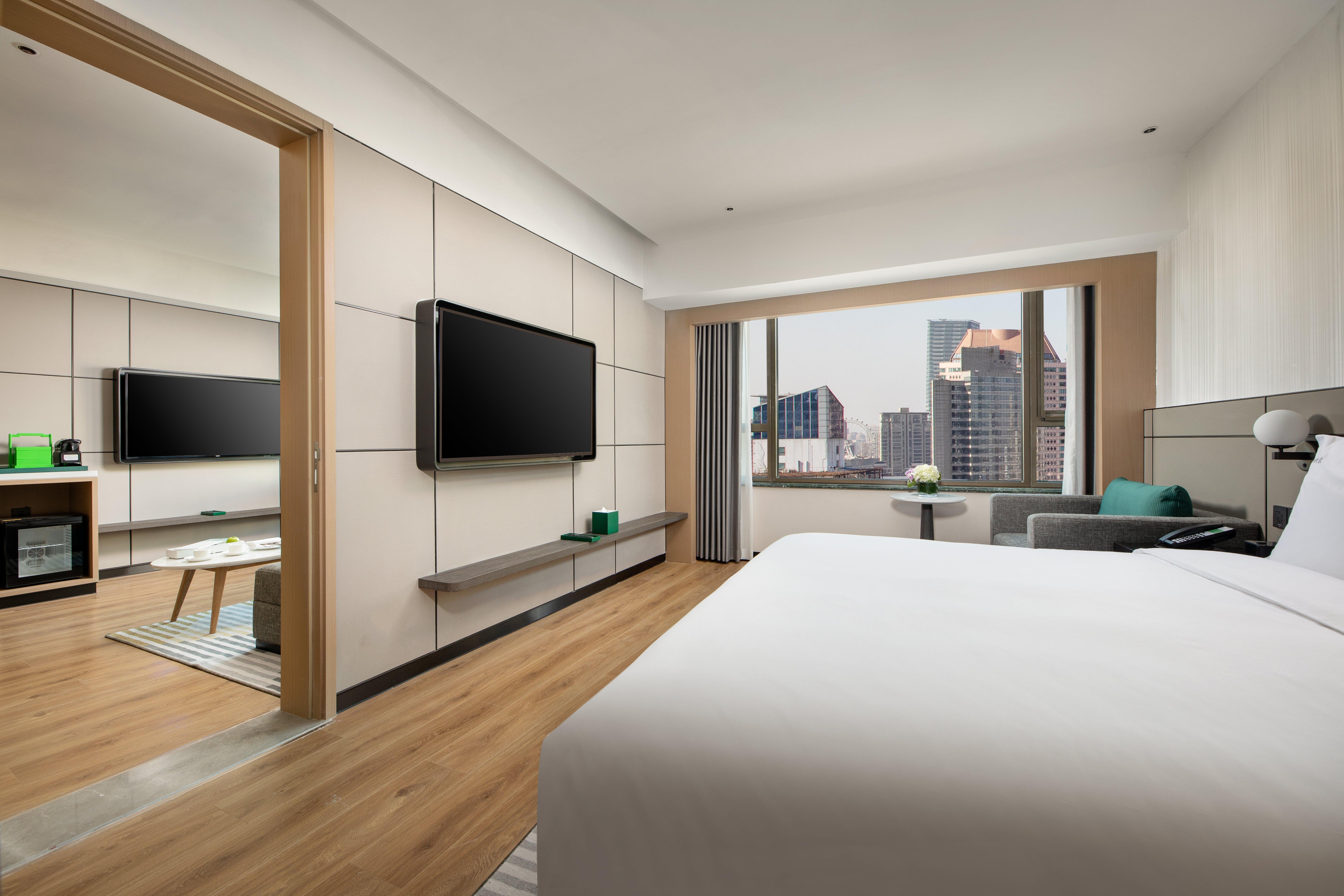 Holiday Inn Shanghai Nanjing Road By Ihg Exterior foto Deluxe Suite