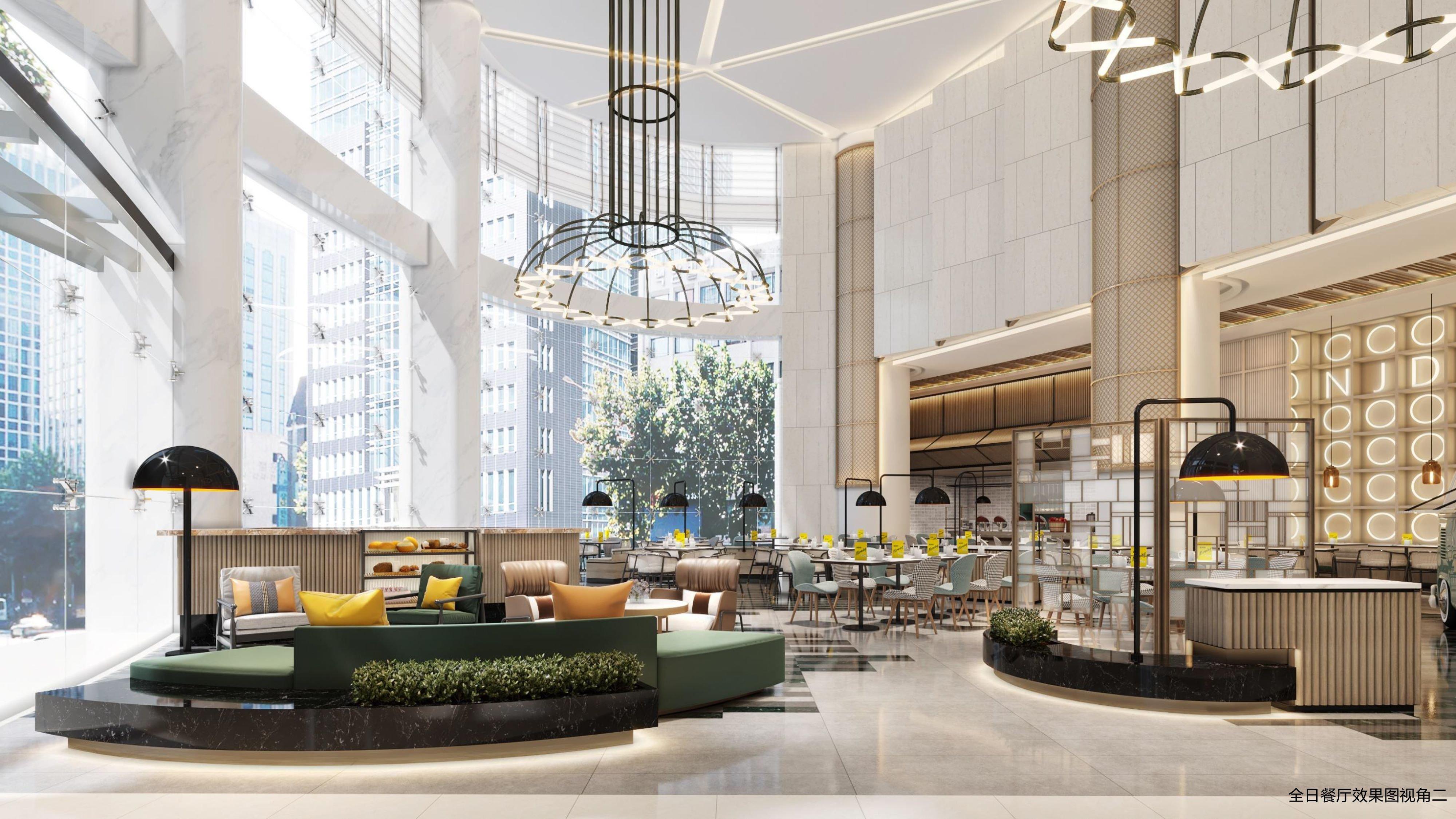 Holiday Inn Shanghai Nanjing Road By Ihg Exterior foto The lobby of the hotel