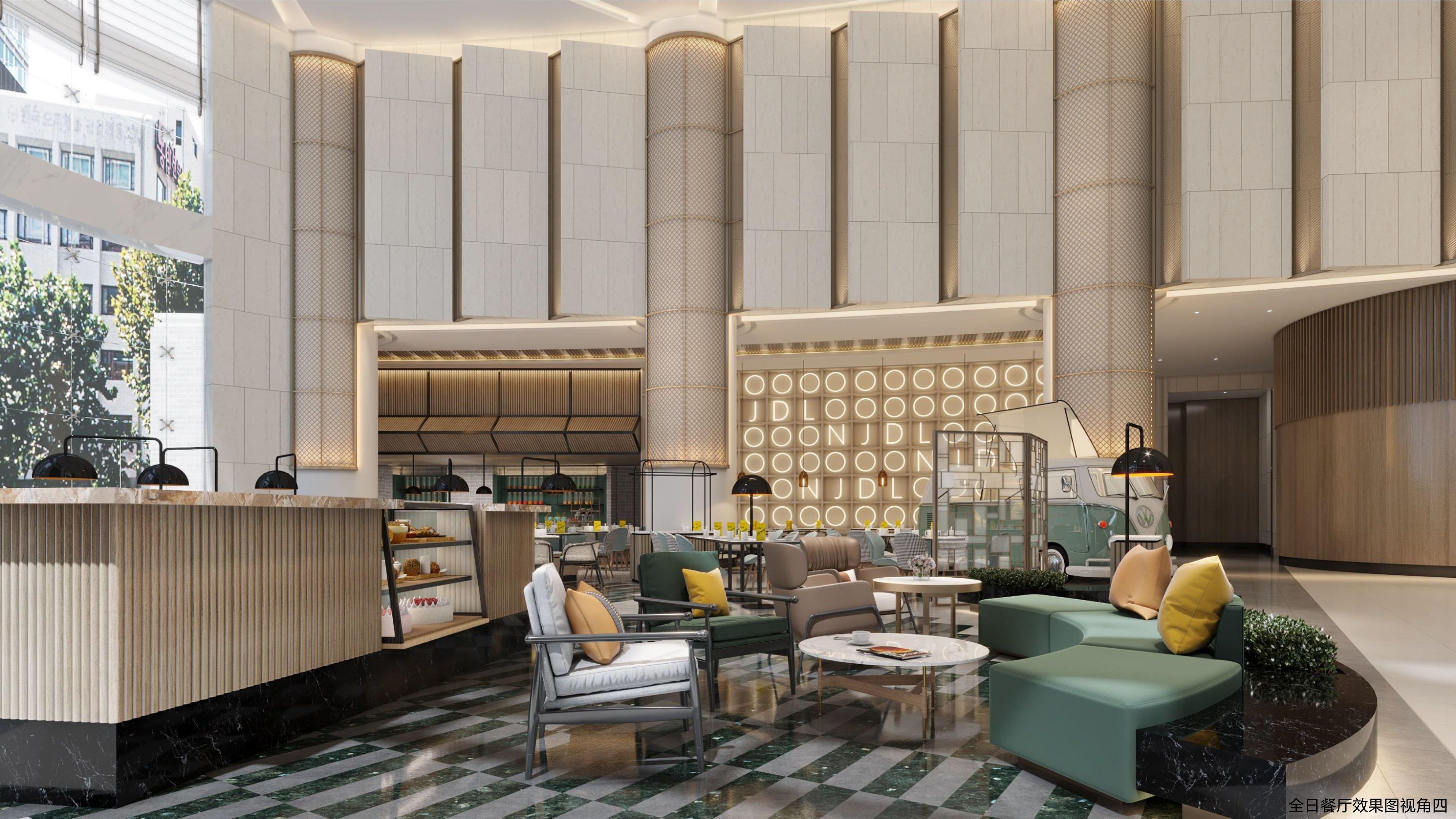 Holiday Inn Shanghai Nanjing Road By Ihg Exterior foto The lobby of the hotel