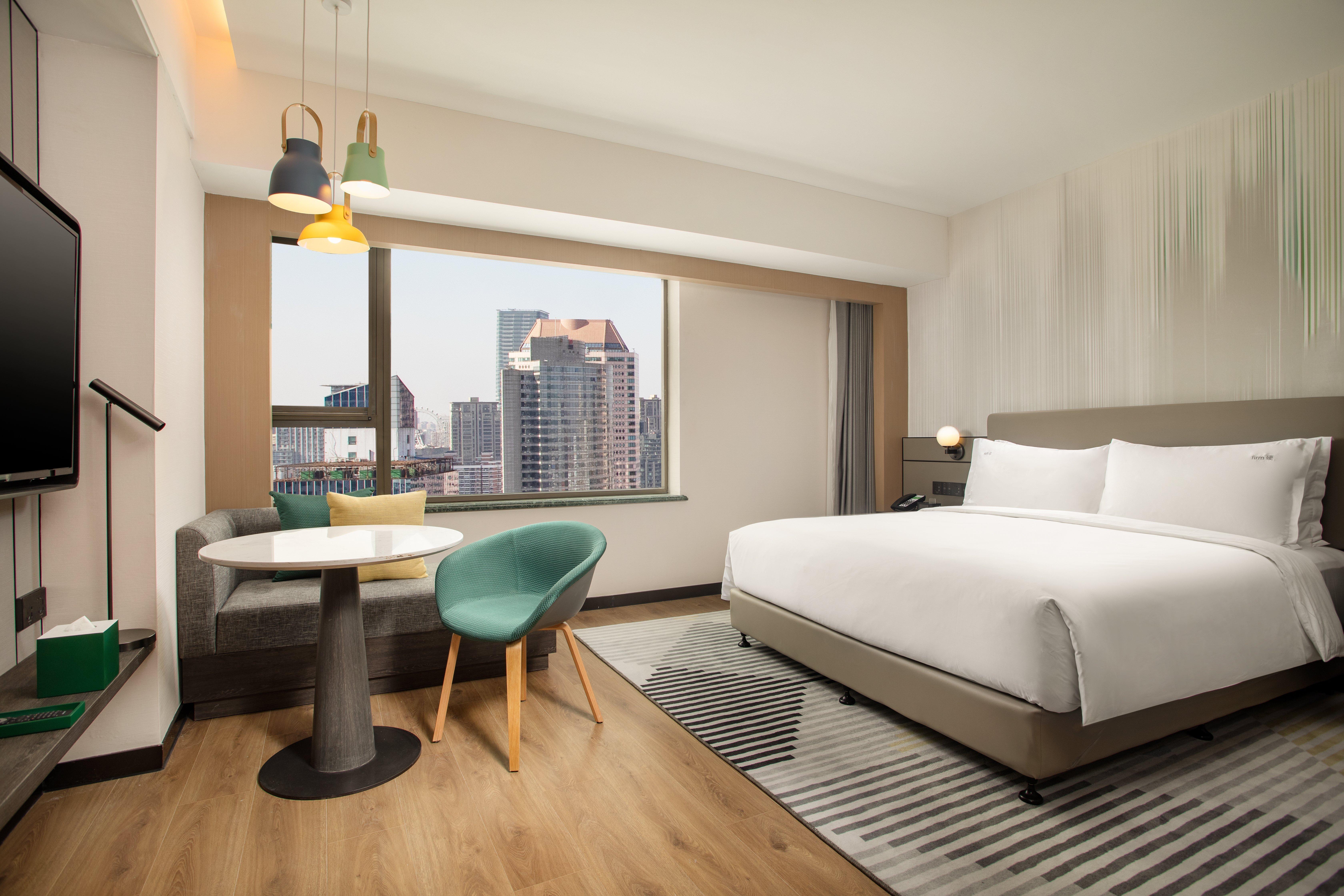 Holiday Inn Shanghai Nanjing Road By Ihg Exterior foto Deluxe Room